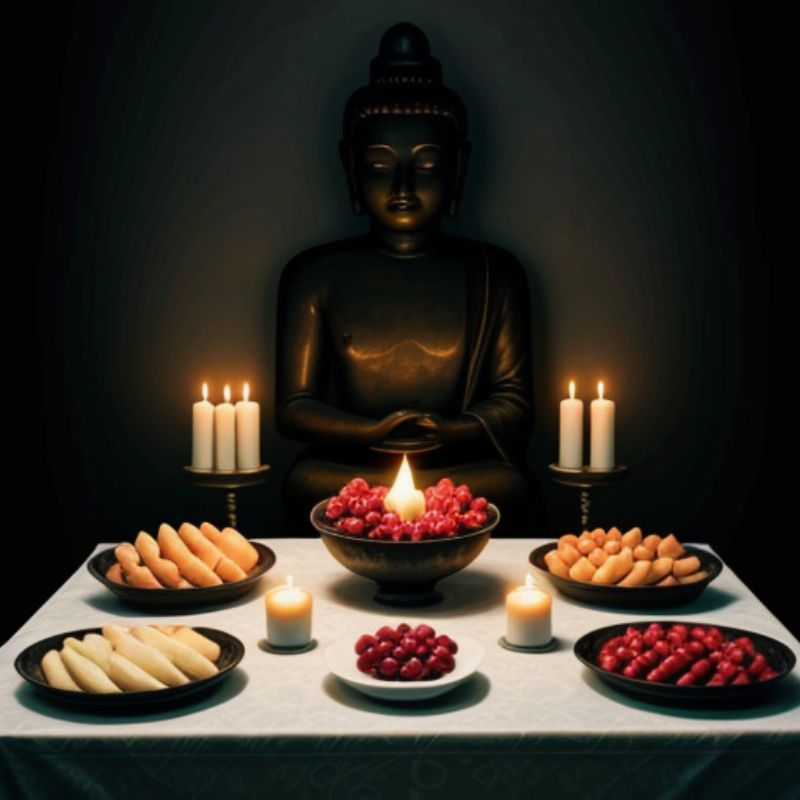 Avery Island Buddha Offering