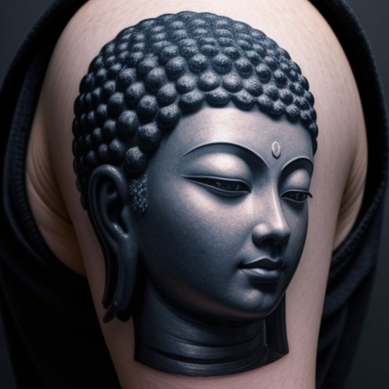 Buddha Outline Tattoo