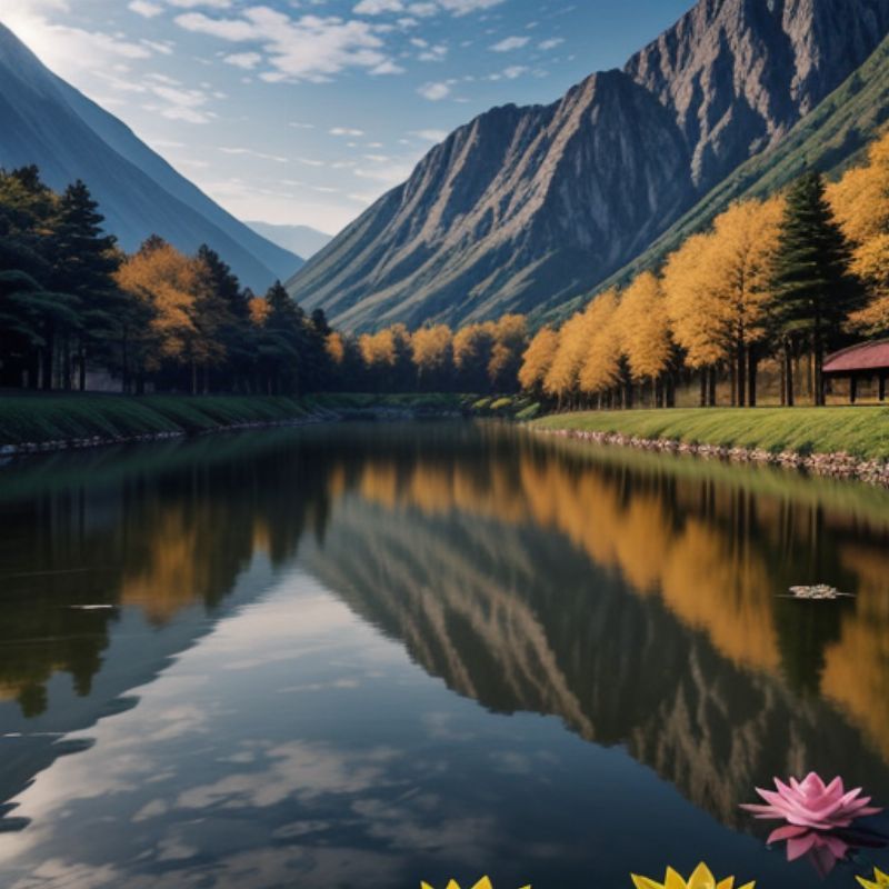 Lotus Pond at Gold Mountain Monastery