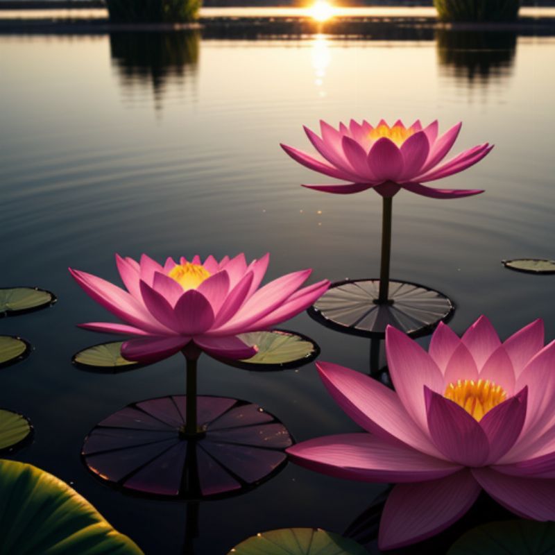 Lotus at Dawn